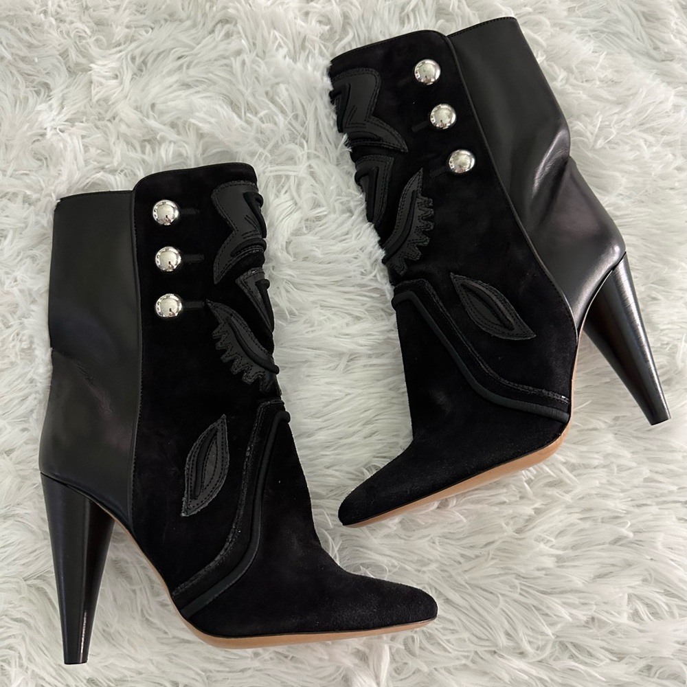 Isabel Marant Farrah Black Boots Sz 35